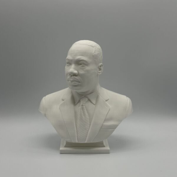 Martin Luther King Jr. Bust Sculpture Statue – 3D Printed Civil Rights Leader Collectible