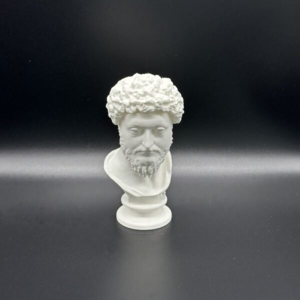 Marcus Aurelius Bust Sculpture Statue – 3D Printed Roman Emperor & Philosopher Collectible