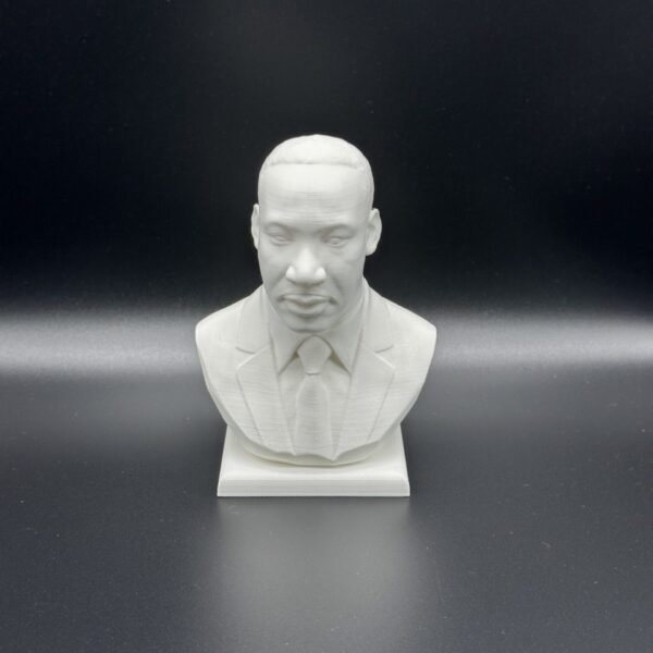 Martin Luther King Jr. Bust Sculpture v2 – 3D Printed Civil Rights Leader & Inspirational Statue