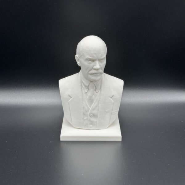 Vladimir Lenin Bust Sculpture – 3D Printed Soviet Leader Collectible